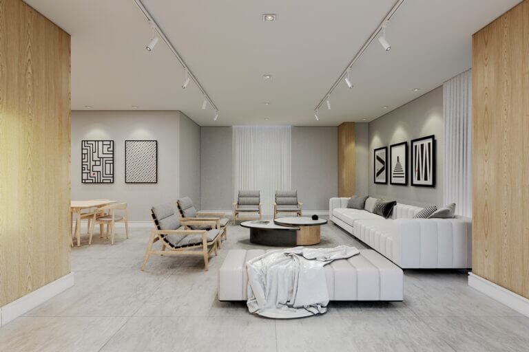 Salão de Festas / Coworking Modulação Salão de Festas