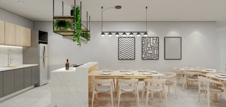 Salão de Festas / Coworking Modulação Salão de Festas