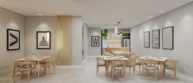 Salão de Festas / Coworking Modulação Salão de Festas